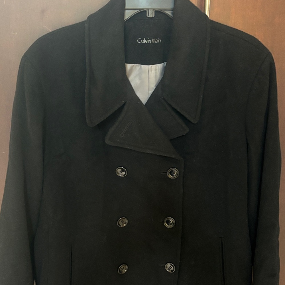 Calvin Klein Women's Classic Black Peacoat